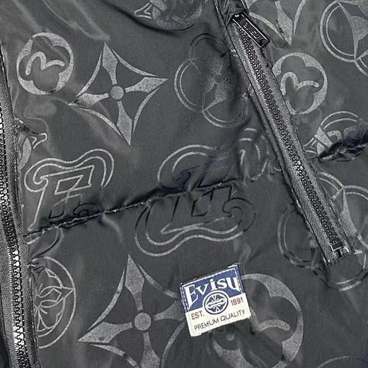 F020503冬季满地家花连帽通勤羽绒服防寒休闲夹克厚款保暖外套 商品图5