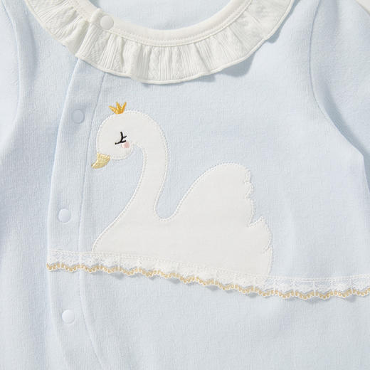 Cucutas女婴童连体服CY26SPW012冰蓝66#-80# 商品图6