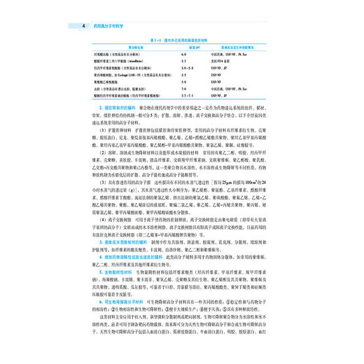 药用高分子材料学 第6六版 全国高等医药院校药学类专业第六轮规划教材 徐晖 主编 供药学类相关专业用 中国医药科技出版社 商品图4