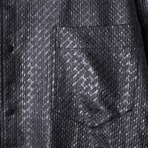 5019SDSA男装2026新款高贵轻奢韩版简约下摆松紧翻领夹克外套百搭上衣 商品图2