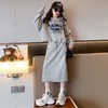 女童秋装套装裙童装12岁初中生女孩时髦洋气女大童连帽卫衣半身裙 商品缩略图3