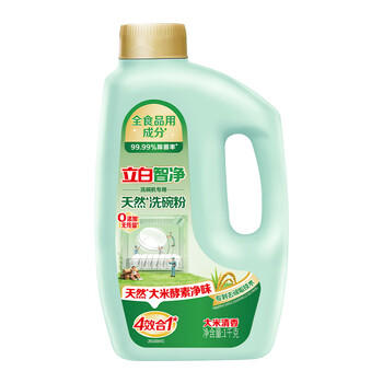 立白智净洗碗机专用洗碗粉1kg 除中式重油 洗涤剂洗碗块 全食品用成分 /家庭清洁/纸品 /家庭环境清洁 /洗碗机清洁剂 商品图2