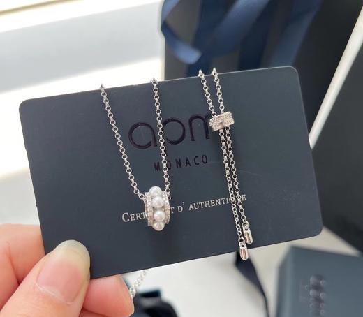 F020525谁带都好看哈~Monaco小蛮腰珍珠项链 商品图1