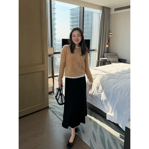 2602112    圆领 纯羊绒拉毛 针织衫 商品图5