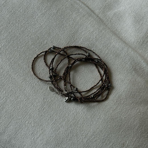 ROMI STUDIO 非金属大理石手链 多层叠戴串珠手链项链 RWCRP33594 商品图2