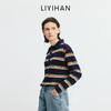 LIYIHAN序章 2026春季新款长款条纹T恤通勤宽松上衣防晒百搭舒适 商品缩略图2