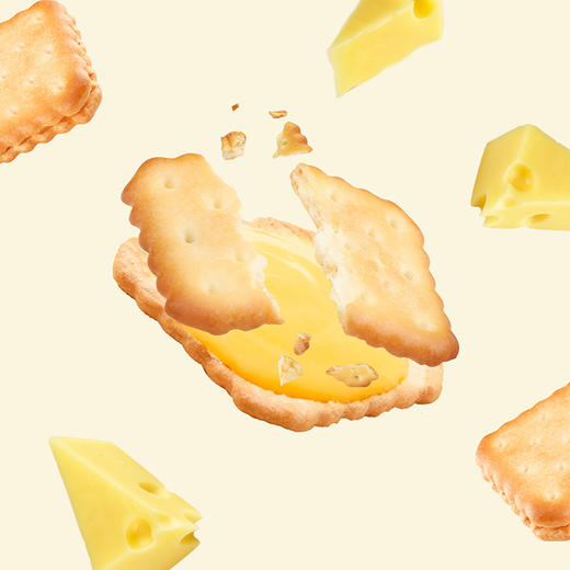 【醒粉福利29.9元6盒】来伊份芝士夹心饼干醇厚芝士(每盒108g/每盒6包） 商品图6