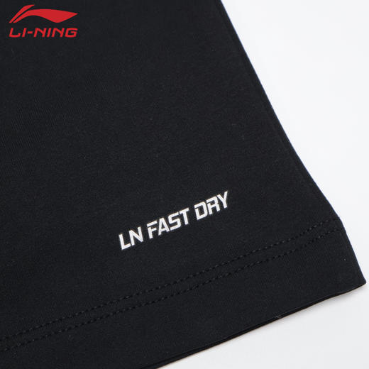 李宁羽毛球服日常训练短袖马年文化衫AHSW427吸汗文化衫 商品图6