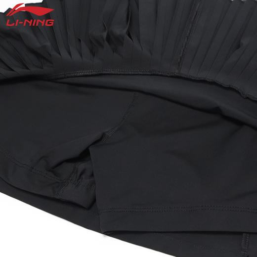 李宁羽毛球服大赛系列女款短裙ASKW060速干透气防走光 商品图5