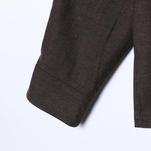 J5250SDSA男装2026新款高贵轻奢美式复古拼接假两件立领长袖T恤百搭 商品图5