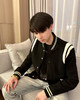 YSL圣*兰男女款羊毛条纹棒球服夹克020501 商品缩略图7