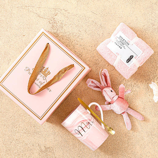 女神节【时尚轻奢 暖心礼盒】伴手礼实用小礼品 陶瓷杯套装 送客户杯子礼盒 活动纪念品礼物结婚 商品图2