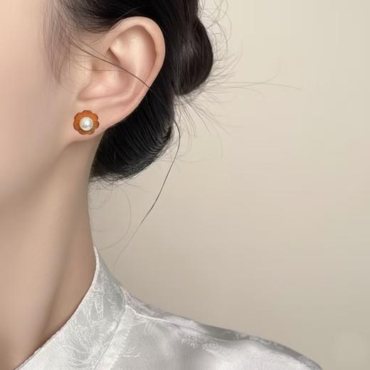 【宫里上新】宫蕊珠华耳钉 商品图0