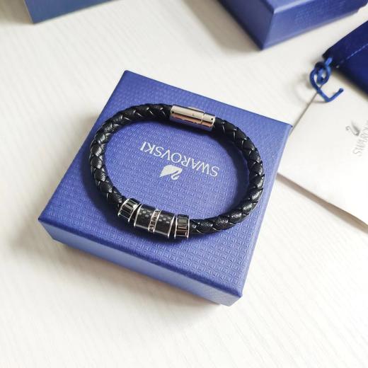 F020515简约不失时尚编制皮绳转运珠手镯手链 商品图2