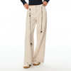 Ariseism 美式复古设计感挂绳米色摇粒绒休闲长裤女秋冬新款裤子 商品缩略图0
