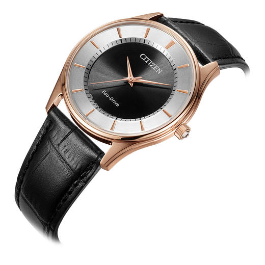 西铁城日本官方正品简约薄款钢带光动能情侣对表BJ6482-04E男表 商品图1