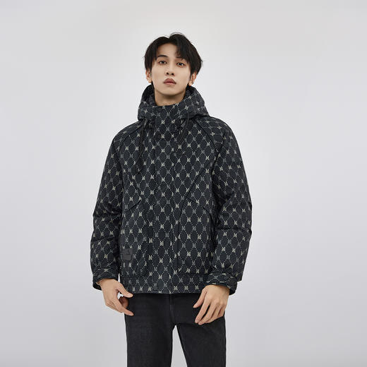 【新品上新】HX 冬季短款带帽羽绒服Y100540015101/02 商品图3