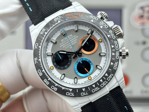 Noob official➕ Factory ROLEX宇宙计时迪通拿系列之碳纤维定制版，腕表不仅佩戴轻便，外表坚硬。且每一只腕表都拥有独一无二的碳纤花纹材质📦📦📦📦📦📦📦 商品图3