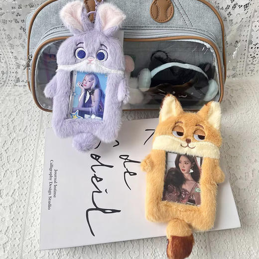 兔子狐狸卡包毛绒匙扣-纪念日百货门店同款169648881 商品图2