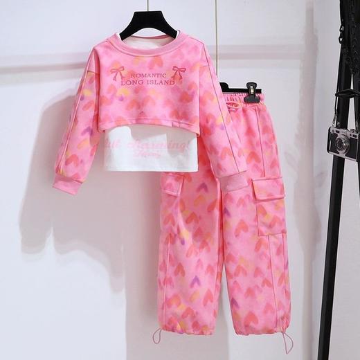 女童秋装卫衣套装新款洋气儿童装网红时髦运动三件套宝宝春秋衣服 商品图0