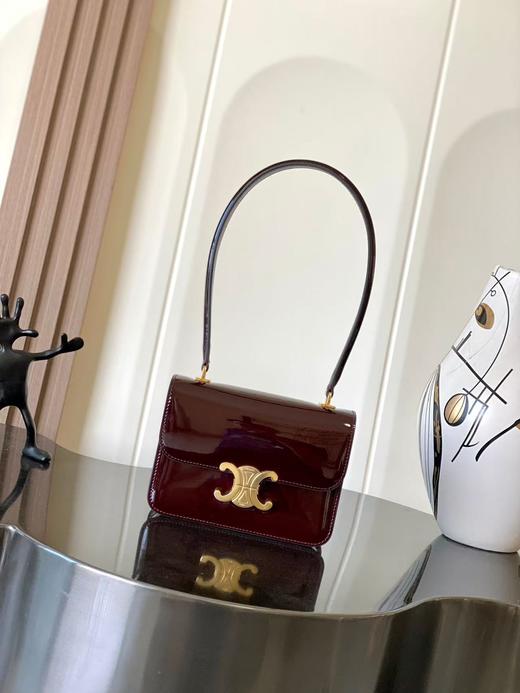 赛琳 24TEEN GARANCE漆面牛皮革手袋（LZ） 商品图0