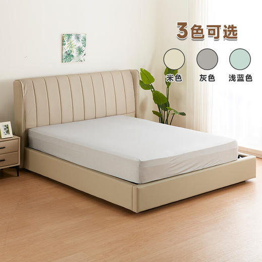 【家具】 现代简约卧室床牛皮软包储物收纳床 布鲁娜2 商品图4
