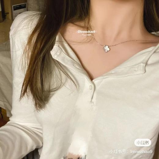 F020530仙气十足VintageAlhambra四叶草项链 商品图6