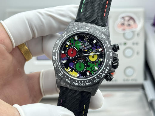Noob official➕ Factory ROLEX宇宙计时迪通拿系列之碳纤维定制版，腕表不仅佩戴轻便，外表坚硬。且每一只腕表都拥有独一无二的碳纤花纹材质📦📦📦📦📦📦📦📦📦📦❕ 商品图2
