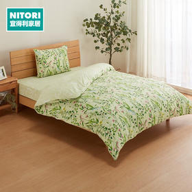  100%全棉清新印花被单 学生寝室宿舍纯棉被套 七分野