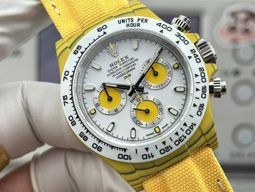 Noob official➕ Factory ROLEX宇宙计时迪通拿系列之碳纤维定制版，腕表不仅佩戴轻便，外表坚硬。且每一只腕表都拥有独一无二的碳纤花纹材质❕❕❕ 商品图3