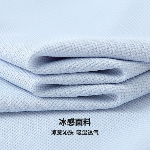 【冰感速干&抗菌&透气】圣得西2026春季新款半拉链翻领T恤POLO衫 商品图5