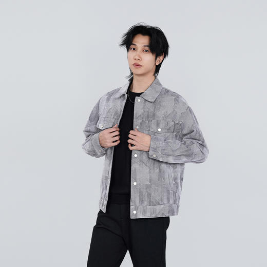 【新品上新】HX 春季翻领茄克衫S105611078101 商品图1