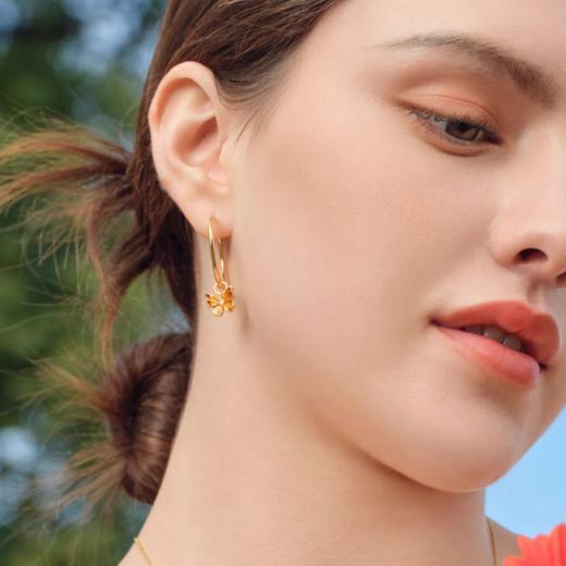 2楼Fellala/翡拉拉「蝴蝶」设计感耳环高级感耳饰货号926434111吊牌价1199现价1079 商品图3