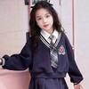 女童校园风套装秋季洋气儿童学院风假两件衬衫卫衣秋装裙子两件套 商品缩略图3
