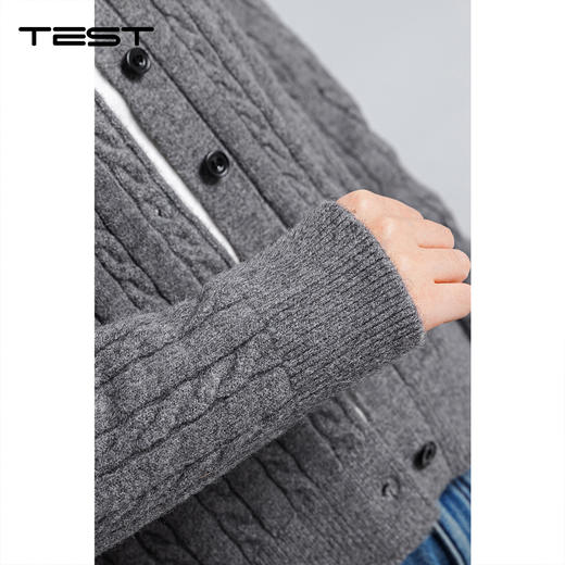 春上新重磅绞花温柔又高级针织开衫2261009 商品图4