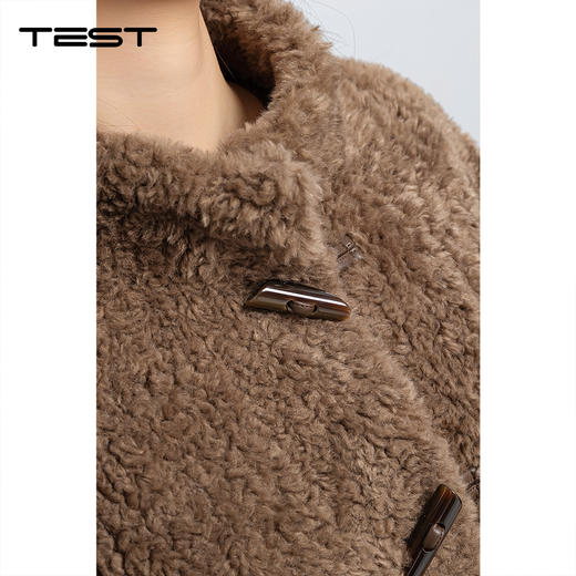 春上新复古咖色女宽松显瘦毛绒外套2261004 商品图2