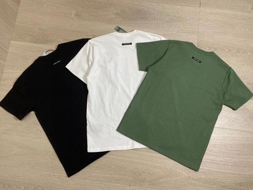 .清仓，绿色sm白色sml付款减库存！男女同款！Fog富贵反光镭射超高克重粗纱短袖 商品图2