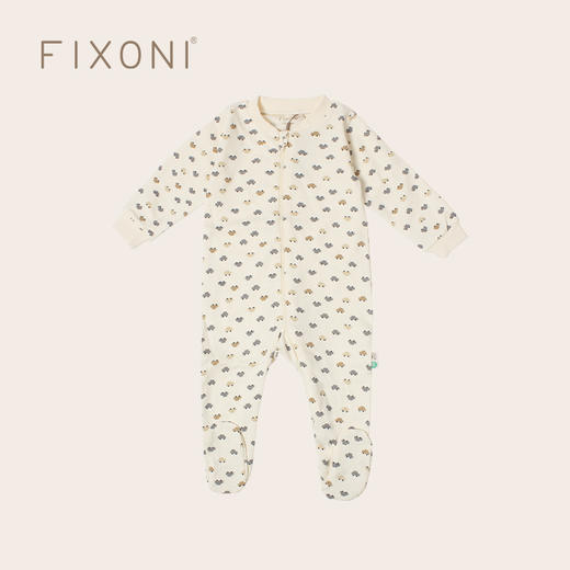 【云优选】FIXONI婴幼儿拉链款连脚连体衣-限时清仓 商品图1