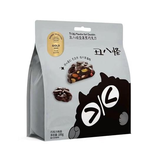 金丝猴丑八怪100g坚果黑巧克力 商品图0