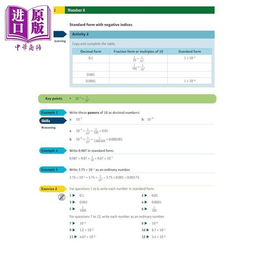 【中商原版】2025新版第2版 培生爱德思IGCSE数学A学生书2 含电子版 Pearson Edexcel IGCSE Mathematics A Student Book 2 商品图4