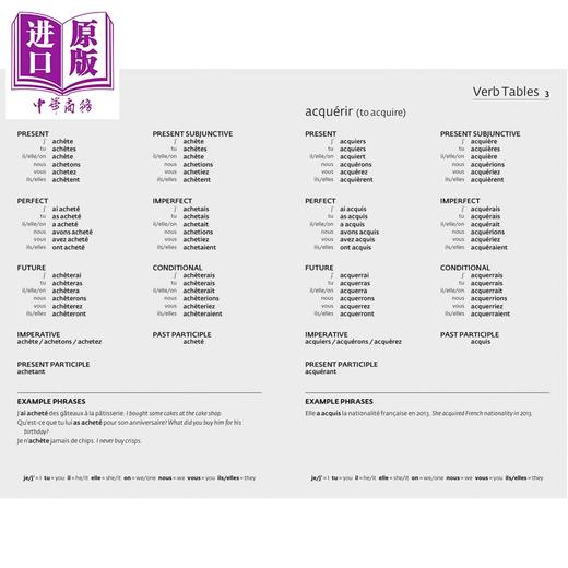 【中商原版】柯林斯易学法语语法 第3版 Collins Easy Learning French Grammar 3rd edition 法文英文原版 法语考试复习 商品图2