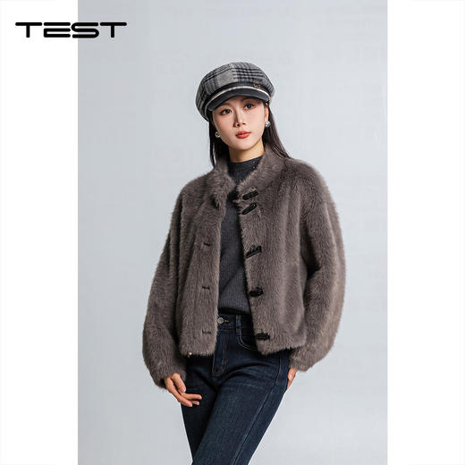 春上新高级灰显贵又保暖绒外套2261037 商品图1