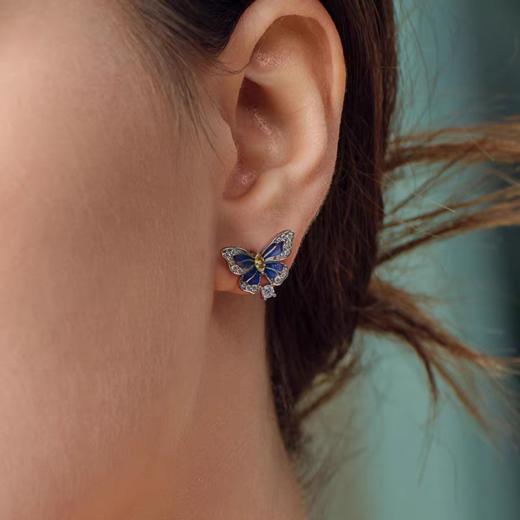 2楼Fellala/翡拉拉「蝴蝶」925银耳钉设计感耳饰货号926434102吊牌价1099现价989 商品图3