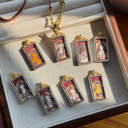 菜菜家生肖本命佛小金条唐卡|非遗传承大师制作，以十二生肖守护神作画 商品图8