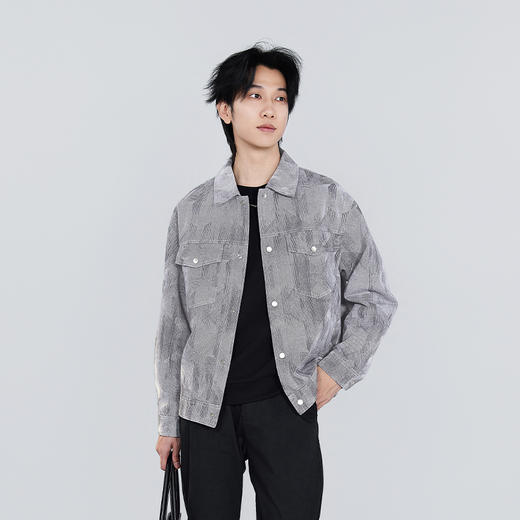 【新品上新】HX 春季翻领茄克衫S105611078101 商品图2