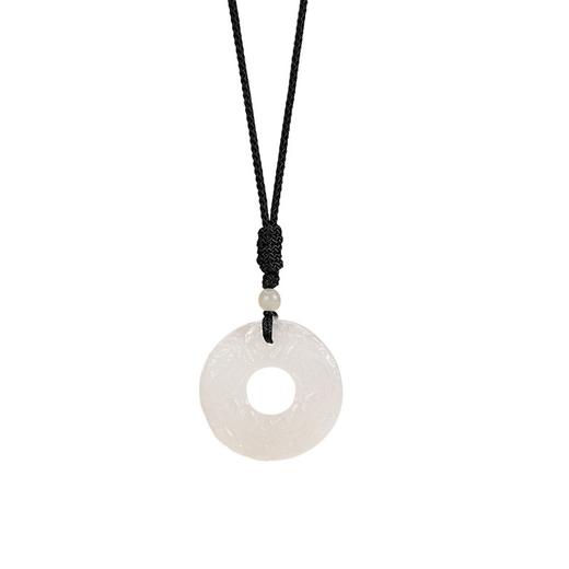 卡蒂罗KADER 平安喜乐系列 【招财貔貅】平安扣 新中式 国潮吉祥如意八方来财简约百搭双色一对 好运 玉髓 项链 男女同款情侣款 商品图1