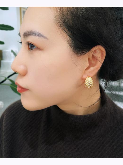 王姐同款  大女主耳扣 银镀金耳扣（非质量问题 不退不换） 商品图0