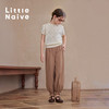 【云优选】Little Naive儿童束脚裤春季新款木耳边休闲裤女童防晒凉感裤子 商品缩略图4