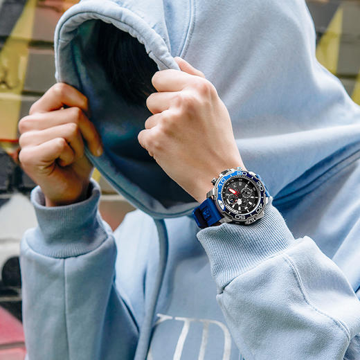 西铁城蓝宝石玻璃 不锈钢间DLC光动能表 BJ2169-08E 商品图4