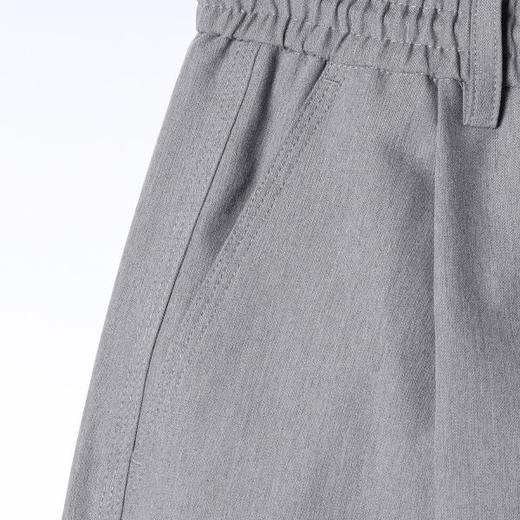 SDSA男装2026新款轻奢简约百搭纯色抽绳松紧休闲裤百搭梭织长裤 商品图2